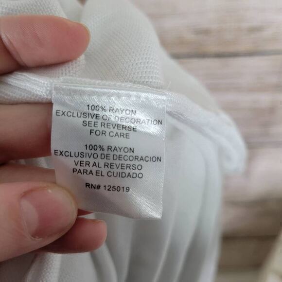 NWT Joseph A. Women's White Floral Embroidered Open Front Cardigan Size XL - Picture 8 of 10